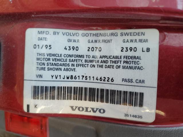 Photo 11 VIN: YV1JW8617S1146226 - VOLVO 940 