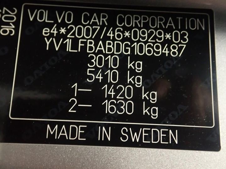 Photo 10 VIN: YV1LFBABDG1069487 - VOLVO XC90 