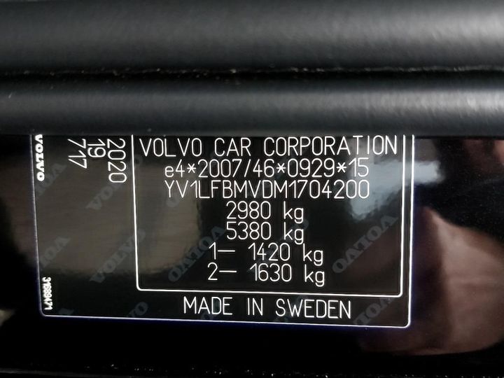 Photo 13 VIN: YV1LFBMVDM1704200 - VOLVO XC90 