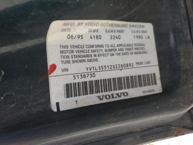 Photo 12 VIN: YV1LS5512S2260892 - VOLVO 850 BASE 