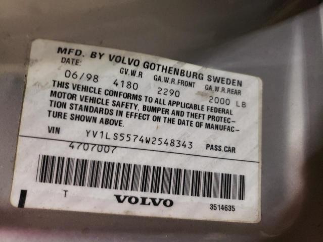 Photo 11 VIN: YV1LS5574W2548343 - VOLVO S70 