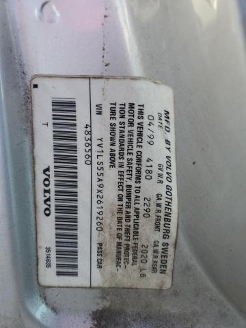 Photo 11 VIN: YV1LS55A9X2619260 - VOLVO S70 