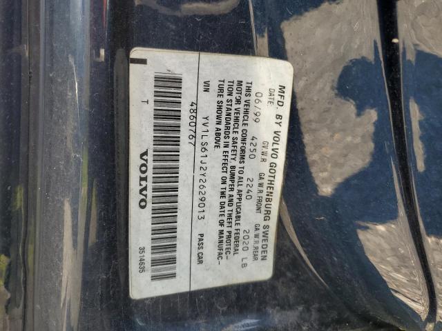 Photo 11 VIN: YV1LS61J2Y2629013 - VOLVO S70 