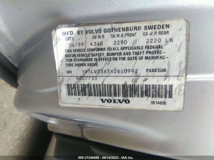 Photo 8 VIN: YV1LW55A5X2620992 - VOLVO V70 