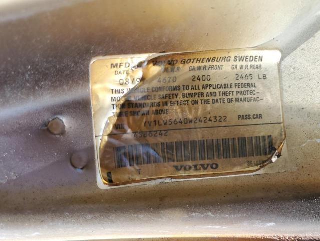 Photo 11 VIN: YV1LW5640W2424322 - VOLVO V70 