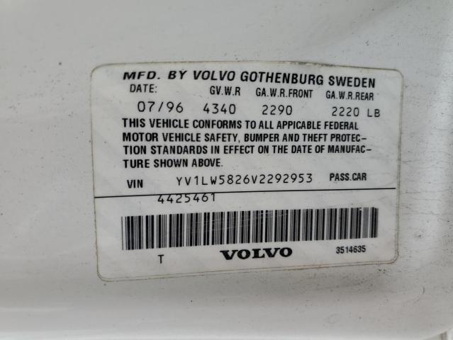 Photo 11 VIN: YV1LW5826V2292953 - VOLVO 850 