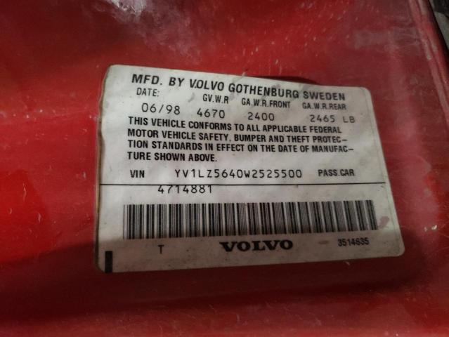 Photo 11 VIN: YV1LZ5640W2525500 - VOLVO V70 