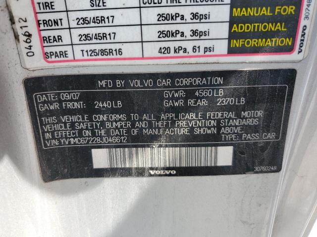 Photo 11 VIN: YV1MC67228J046612 - VOLVO C70 