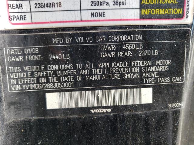 Photo 11 VIN: YV1MC67288J053001 - VOLVO C70 