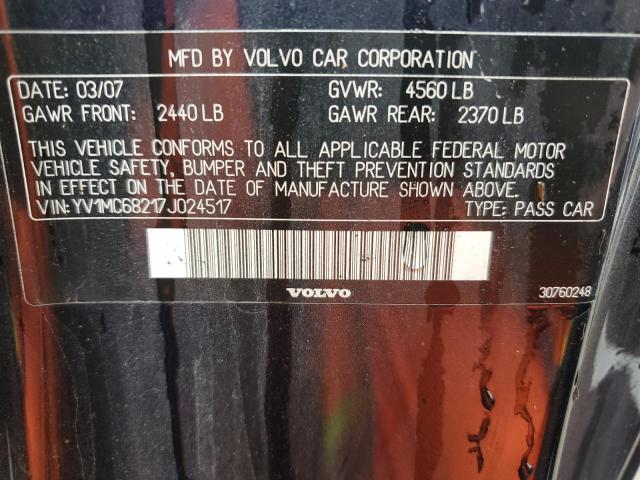 Photo 11 VIN: YV1MC68217J024517 - VOLVO C70 