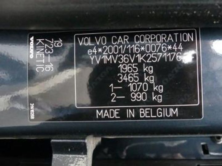 Photo 12 VIN: YV1MV36V1K2571176 - VOLVO V40 - 2016 