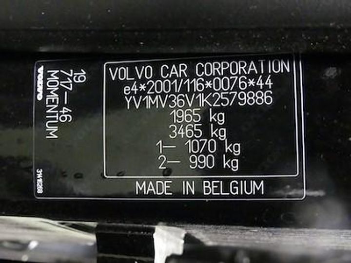 Photo 12 VIN: YV1MV36V1K2579886 - VOLVO V40 - 2016 