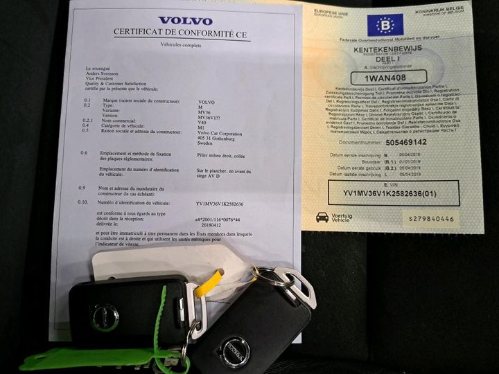 Photo 3 VIN: YV1MV36V1K2582636 - VOLVO V 40 