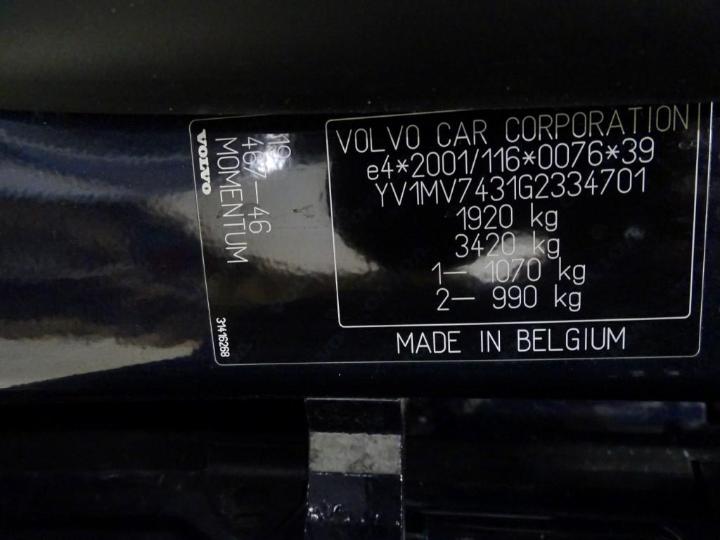 Photo 6 VIN: YV1MV7431G2334701 - VOLVO V40 