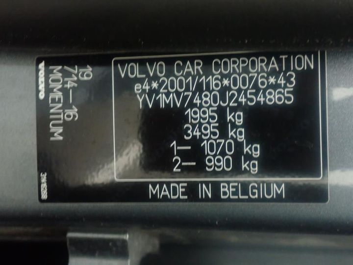 Photo 5 VIN: YV1MV7480J2454865 - VOLVO V40 