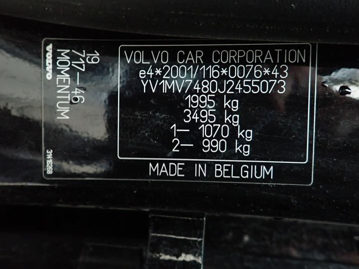 Photo 12 VIN: YV1MV7480J2455073 - VOLVO V40 