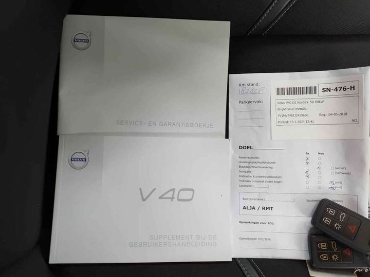 Photo 16 VIN: YV1MV7481J2459650 - VOLVO V40 