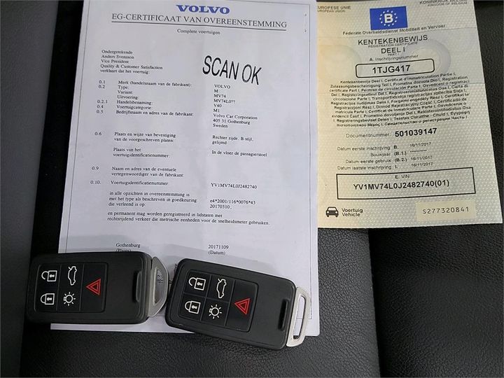 Photo 4 VIN: YV1MV74L0J2482740 - VOLVO V40 