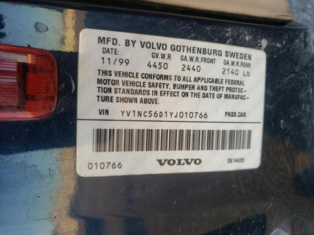 Photo 11 VIN: YV1NC56D1YJ010766 - VOLVO C70 TURBO 