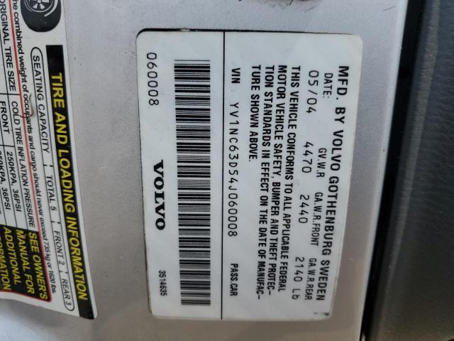 Photo 11 VIN: YV1NC63D54J060008 - VOLVO C70 