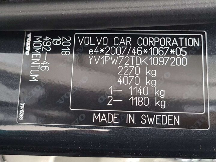 Photo 24 VIN: YV1PW72TDK1097200 - VOLVO V90 