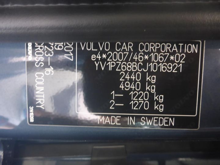 Photo 10 VIN: YV1PZ68BCJ1016921 - VOLVO V90 CROSS COUNTRY 