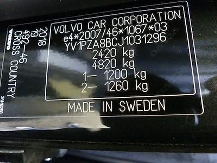 Photo 12 VIN: YV1PZA8BCJ1031296 - VOLVO V90 CROSS COUNTRY DIESEL 