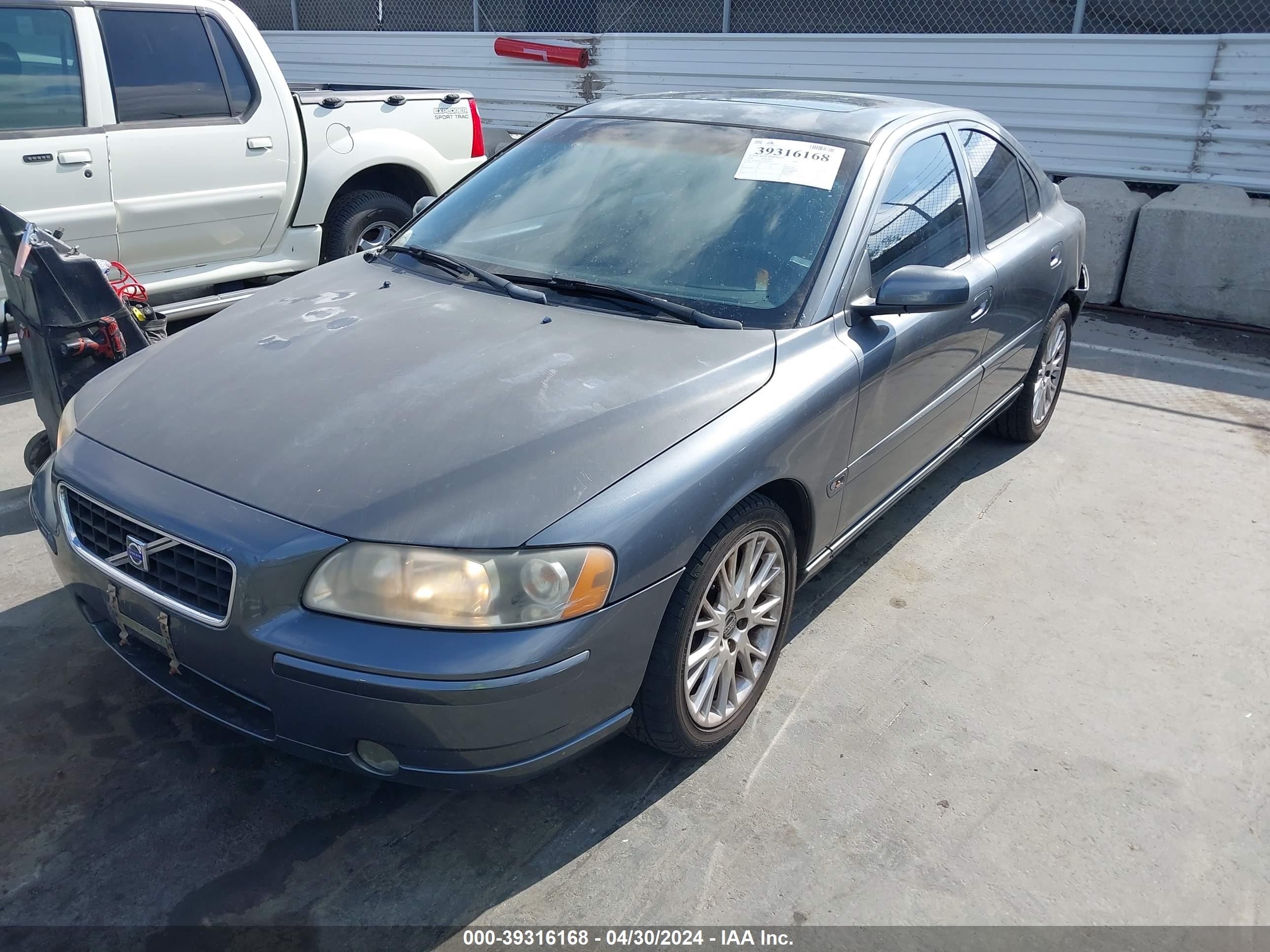 Photo 1 VIN: YV1RS547362525289 - VOLVO S60 