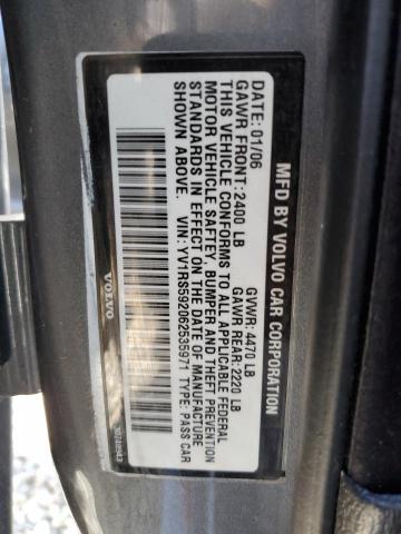 Photo 11 VIN: YV1RS592062535971 - VOLVO S60 