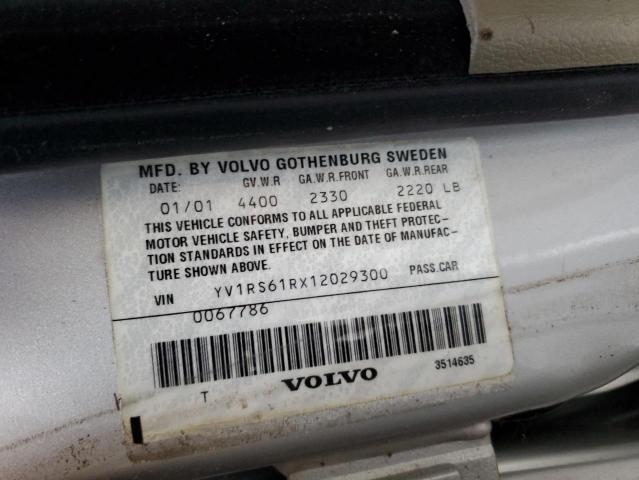 Photo 11 VIN: YV1RS61RX12029300 - VOLVO S60 