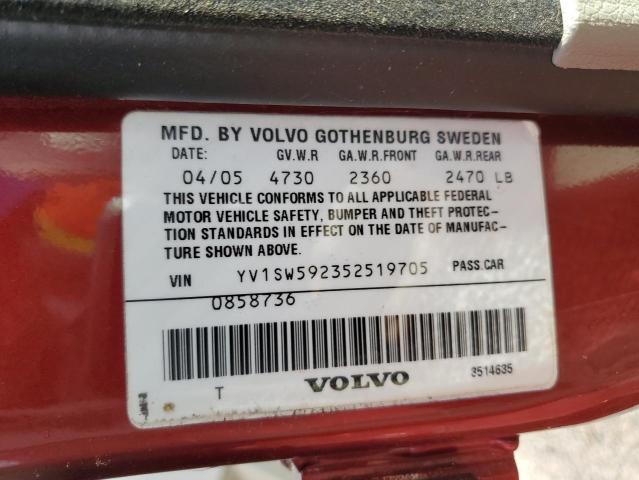 Photo 12 VIN: YV1SW592352519705 - VOLVO V70 FWD 