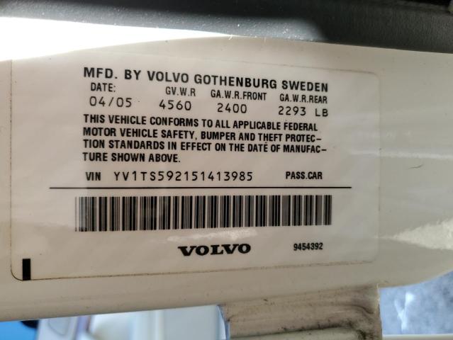 Photo 11 VIN: YV1TS592151413985 - VOLVO S80 