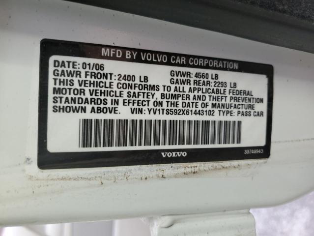 Photo 11 VIN: YV1TS592X61443102 - VOLVO S80 