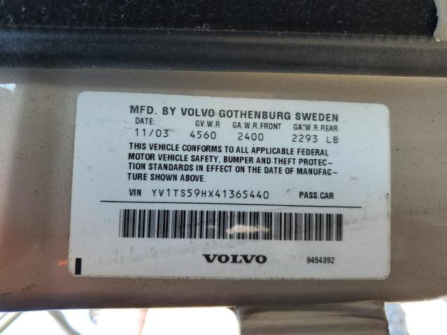 Photo 11 VIN: YV1TS59HX41365440 - VOLVO S80 