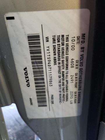 Photo 12 VIN: YV1TS94D711179863 - VOLVO S80 