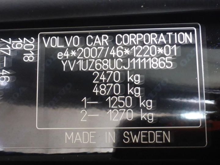 Photo 12 VIN: YV1UZ68UCJ1111865 - VOLVO XC60 