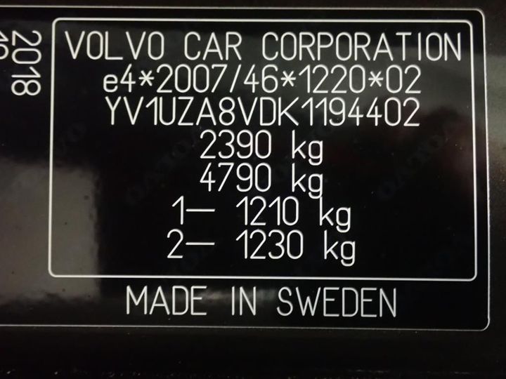 Photo 9 VIN: YV1UZA8VDK1194402 - VOLVO XC60 