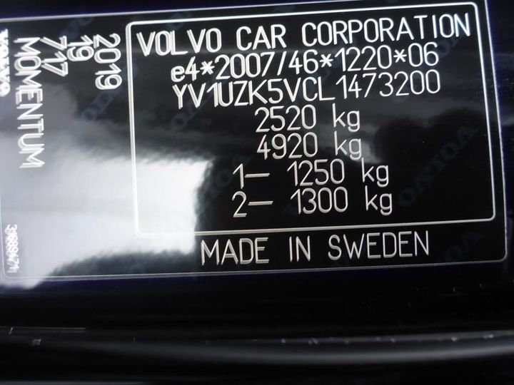 Photo 12 VIN: YV1UZK5VCL1473200 - VOLVO XC60 17- 