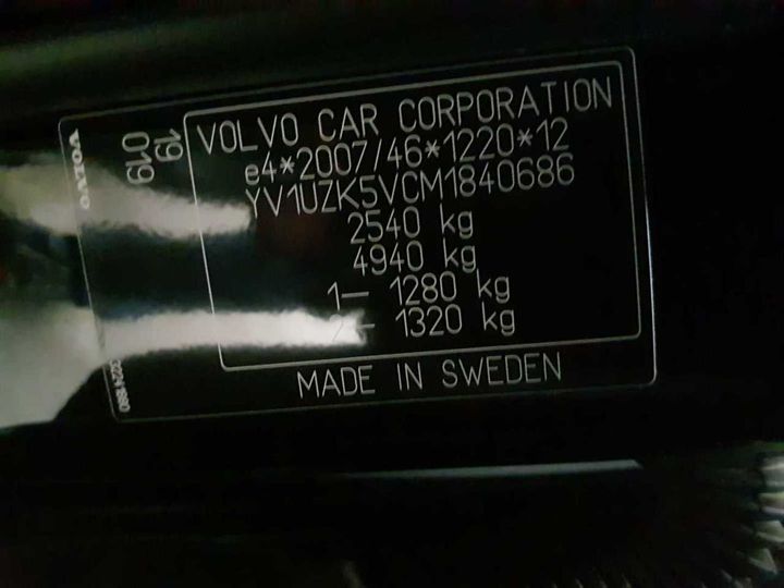 Photo 12 VIN: YV1UZK5VCM1840686 - VOLVO XC60 B4 D AWD 