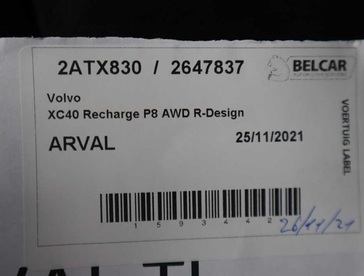 Photo 18 VIN: YV1XZEDVEN2647837 - VOLVO XC40 &#3917 BEV 