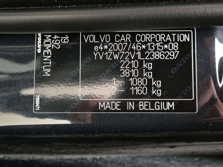 Photo 19 VIN: YV1ZW72V1L2386297 - VOLVO V60 