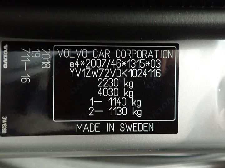 Photo 12 VIN: YV1ZW72VDK1024116 - VOLVO V60 