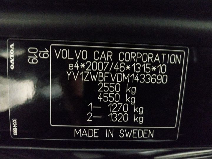 Photo 12 VIN: YV1ZWBFVDM1433690 - VOLVO V60 KOMBI 