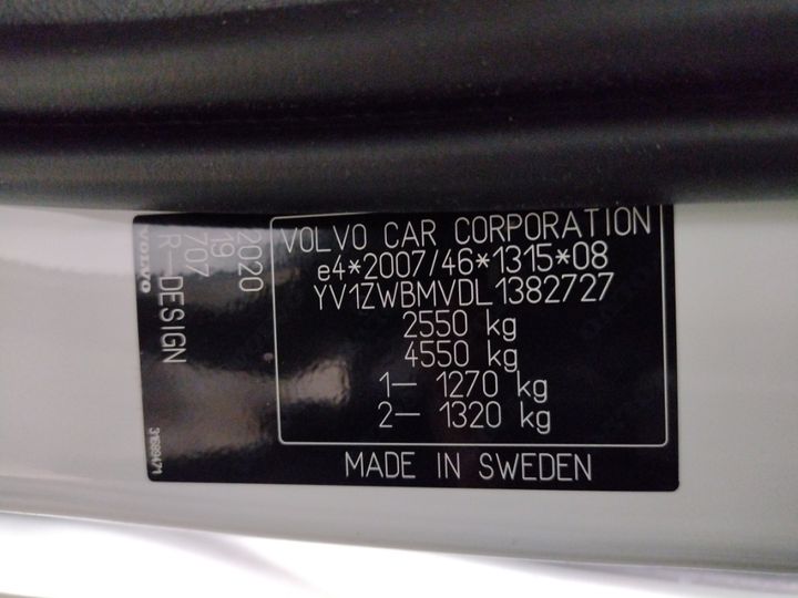 Photo 12 VIN: YV1ZWBMVDL1382727 - VOLVO V60 KOMBI 