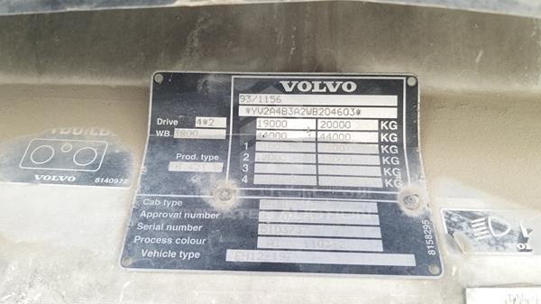 Photo 1 VIN: YV2A4B3A2WB204603 - VOLVO TRUCK HEAD 