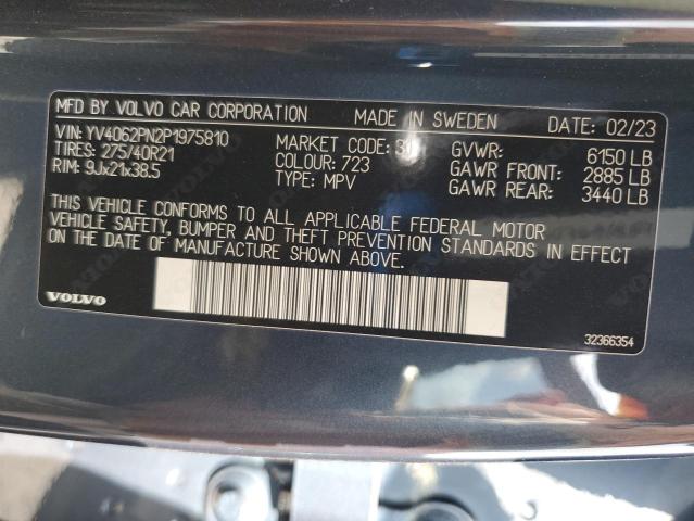 Photo 13 VIN: YV4062PN2P1975810 - VOLVO XC90 PLUS 