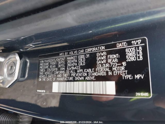 Photo 8 VIN: YV4102CK5J1347247 - VOLVO XC90 