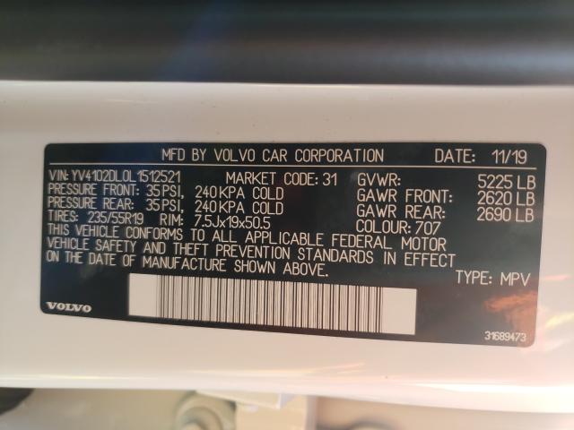 Photo 9 VIN: YV4102DL0L1512521 - VOLVO XC60 T5 IN 