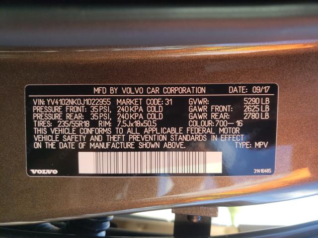 Photo 9 VIN: YV4102NK0J1022955 - VOLVO V90 CROSS 