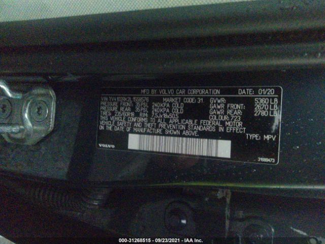 Photo 8 VIN: YV4102RK2L1558576 - VOLVO XC60 